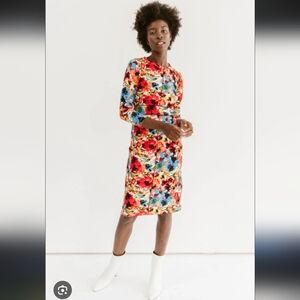 Sonnet James Floral Abstract Dress